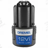 DREMEL Battery: 3 Ah, Battery Included, 12V DC (MPN B816-01). Key specifications — attr1278107: Not Oil-Resistant.