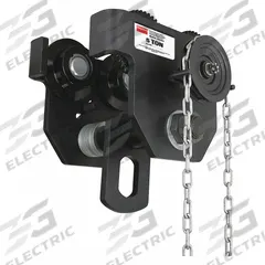 DAYTON Geared Trolley: Geared, 10,000 lb Max Hoist Load Capacity (MPN OZ5GBT). Key specifications — For Beam Shape: Tapered; Trolley Frame Material: Steel.