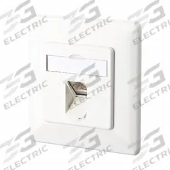 METZ CONNECT Wall Outlet: UP, GD-Zn (Zinc Die-Cast), LSA Terminal Block x RJ45, 45° Mounting Angle (MPN 1307371002-I). Key specifications — Housing Material: GD-Zn (Zinc Die-Cast); Includes Connector: Equipped; Mounting Type: UP; Product Type: Wall Outlet; Connector Color: White; Connection Type: LSA Terminal Block x RJ45.