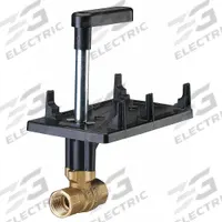 HVAC Control Ball Valve: 2-Way, 1 in Female NPT, 10 CV Flow, 200 psi Close-off, No Actuator (MPN 599-10312S). Key specifications — Ball Material: Stainless Steel; Body Material: Brass; For Media: Water.