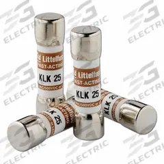 LITTELFUSE Fuse: KLK Series, Midget, Fast-Acting, 750 mA, 600 V AC, 500 V DC, 13/32 in x 1 1/2 in (MPN KLK.750). Key specifications — attr1287209: KLK; attr211192: LITTELFUSE.