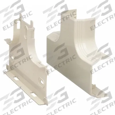 PANDUIT Tee: T-45, 2 1/2 in Wd, 1 1/4 in Ht, Plastic - Tees for Nonmetallic Single-Channel Raceways