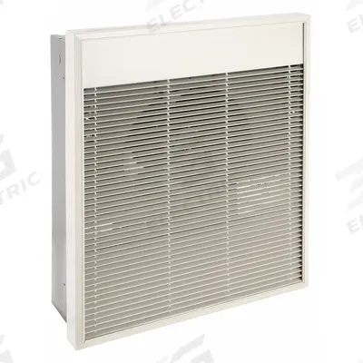 Dayton Recessed Electric Wall-Mount Heater: 2000 W/4000 W, 208V AC, Single Phase - Large Recessed Electric Wall Heaters