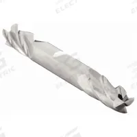 CLEVELAND Square End Mill: Carbide, Double End, 4 Flute, 7/16" Mill Dia, 7/8" LOC, 4" OAL (MPN C60286)