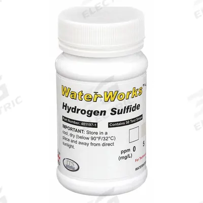 INDUSTRIAL TEST SYSTEMS Test Strips: Hydrogen Sulfide, 0 to 80 ppm Hydrogen, Strip - Single-Parameter Test Strips