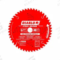 DIABLO Circular Saw Blade: 6 3/4 in Blade Dia., 48 Teeth, 0.07 in Cut Wd, 13/16 in Arbor Size (MPN D0649F). Key specifications — attr1116119: DIABLO; attr1145631: Metal.