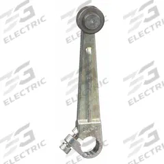 TELEMECANIQUE SENSORS Limit Switch Lever Arm: Roller Lever, Fixed, 3 in Arm/Operator Lg - Max (MPN 9007EA1). Key specifications — Brand: TELEMECANIQUE SENSORS; Compatible with Series: 9007AW; Roller Position: Outside Offset; Actuator Style: Rotary Lever Roller.