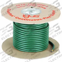 CHAINFLEX Control Cable: 16 AWG, 5 Conductors, 100 ft, PVC Jacket, 600 V (MPN CF6-15-05-100). Key specifications — Conductor Material: Copper; Conductor Configuration: Single; Minimum Bend Radius Factor - Fixed: 4 x OD; Minimum Bend Radius Factor - Flexible: 5 x OD; Includes Ground: Yes; Minimum Bend Radius Factor - E-Chain: 6.8 x OD; Resistance Properties: Oil and Grease Resistant; Standards: CE.