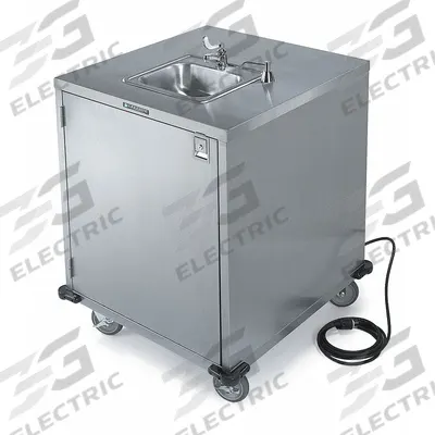 LAKESIDE Portable Hand Washing Station: Water Heater Not Included - One-Bowl Portable Hand Sinks with Faucets