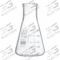 GLOBE SCIENTIFIC Erlenmeyer Flask: 125 mL, Colorless, Conical, A, 6 Compatible with Stopper Size (MPN 8410125). Key specifications — Shape: Conical; Body Color: Colorless; Brand: GLOBE SCIENTIFIC; Compatible with Stopper Size: 6; USP Specification: Type I.