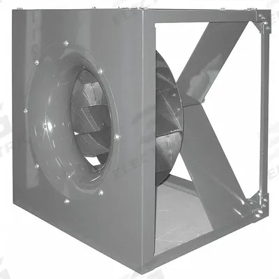 Dayton Plenum Fan: 18 1/2 in Wheel Dia, Belt Drive, With Drive, 3,332 cfm @ 0.250 in SP - Belt-Drive Blower with Drive