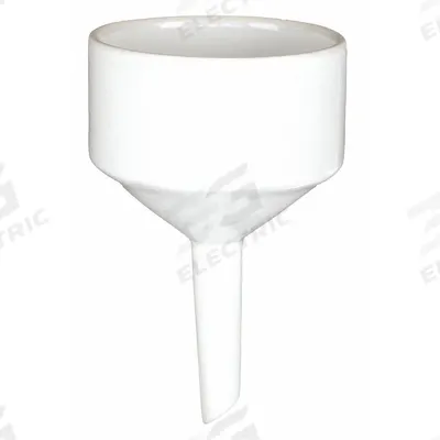 APPROVED VENDOR Buchner Funnel: Porcelain, 600 mL, 115.68 mm, 18.1 mm, 100.68 mm Stem Lg - Buchner Funnels