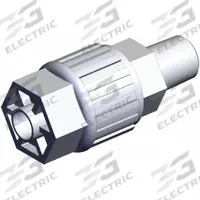 SMC High Purity Tube Fitting: 1/8 in Pipe x 1/4 in OD Size, NPT x Compression, PFA (MPN LQ3H2A-MN). Key specifications — Series: LQ3; Brand: SMC; Standards: RoHS_6, RoHS_10.