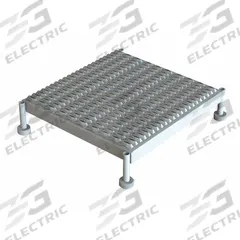 TRI-ARC Adjustable Height Work Platform: 14 in Platform Ht - Max, 24 in Platform Wd, Steel, Adj Ht (MPN WLOS924242). Key specifications — Brand: TRI-ARC; Color: Gray.