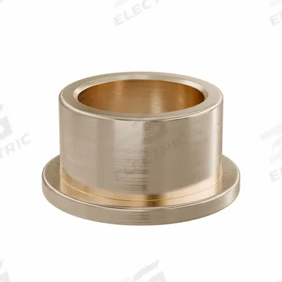 OILITE Flanged Sleeve Bearing: Bronze, SAE 841, 10 mm Bore, 13 mm OD, 8 mm Lg - Lubricated General Purpose Metallic Flanged Sleeve Bearings