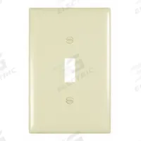 LEGRAND Wall Plate: Toggle, 1 Gang, Brown, Jumbo Size (MPN TPJ1LA). Key specifications — Brand: LEGRAND; Material: Nylon.