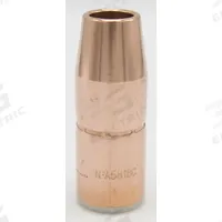 BERNARD Nozzle: AccuLock S, 5/8 in, Conical, 1/8 in Recess, Copper (MPN N-A5818C). Key specifications — Insulation Type: Self-Insulated; Duty Rating: Heavy Duty; Nozzle to Tip Relationship: 1/8 in Recess; For Contact Tip Series: AccuLock S; Manufacturer Part Number: N-A5818C; Brand: BERNARD.
