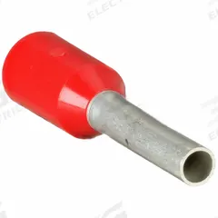 PANDUIT Wire Ferrule: 18 AWG Max Wire Size, Holds 1 Wire, Red, Polypropylene, 0.07 in Ferrule Dia (MPN FSD77-6-D). Key specifications — Brand: PANDUIT.