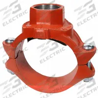 GRUVLOK Clamp Coupling: Clamp Tee, 2 in x 2 in x 1/2 in, EPDM Seal, 500 psi, Ductile Iron, Bolted (MPN 0390175008). Key specifications — Maximum Operating Pressure: 500 psi; Brand: GRUVLOK.