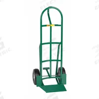 APPROVED VENDOR General Purpose Hand Truck: 600 lb, Single-Loop Handle, Green, Steel, Flat-Free (MPN TF-364-10FF). Key specifications — Brand: APPROVED VENDOR; Color: Green.