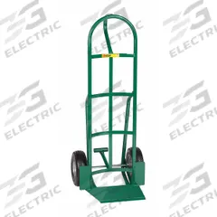 APPROVED VENDOR General Purpose Hand Truck: 600 lb, Single-Loop Handle, Green, Steel, Flat-Free (MPN TF-364-10FF). Key specifications — Brand: APPROVED VENDOR; Color: Green.