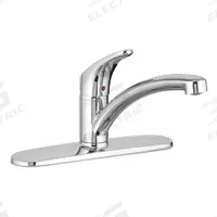 AMERICAN STANDARD Low Arc Kitchen Faucet: Colony Pro, Cast Brass, Single-Post, Deck, Chrome, Metal (MPN 7074000.002). Key specifications — Series: Colony Pro; Brand: AMERICAN STANDARD.