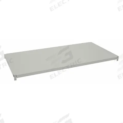 TENNSCO Shelf: 48 in x 24 in, 700 lb Load Capacity, Steel, 18 ga Decking, Light Gray - Solid Steel Decking Shelf Kits for Boltless Shelving