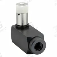 PARKER Hydraulic Flow Control Valve: 50 gpm Max Flow Rate, #16 SAE O-Ring Boss, #16 SAE O-Ring Boss (MPN PCM1620S). Key specifications — attr1018158: Pressure; attr1018114: Rotary Knob; attr1018116: Steel; attr1018117: PARKER.