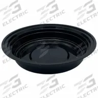APPROVED VENDOR Disposable Carry-Out Food Container: Plastic, 1 Compartments, 48 oz Capacity, 150 PK (MPN EMBL48R). Key specifications — Container Style: Base/Lid Combo; Weight: Medium-Weight; Closure Type: Detached Lid; Material: Plastic; Microwave Safe: Yes; Product Type: Carry-Out Food Container; Shape: Round; Color: Clear.