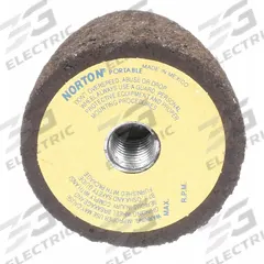 NORTON Grinding Cone: Type 16, 2 3/4" x 3 1/2" x 5/8"-11, Zirconia Alumina, 16 Grit, BlueFire 4NV ZA (MPN 66253344383). Key specifications — Brand: NORTON; Abrasive Hardness: S.
