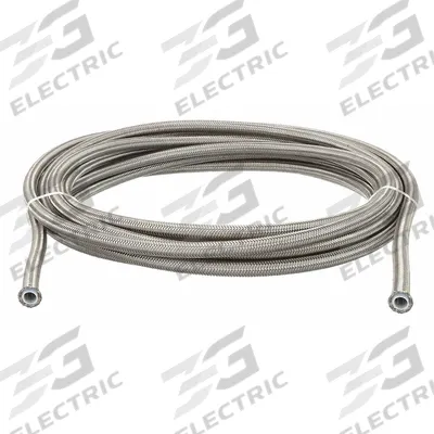 AEROQUIP Braided PTFE Hose x 50 ft: 7/8 in Hose Inside Dia. - Bulk Air-Compressor Discharge Hoses without Fittings