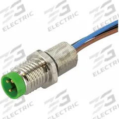 MURRELEKTRONIK Cordset: M8 Male – Front Mounting Receptacle, A, 3 Pins, 1 m Wire Lead Lg (MPN 7000-08553-9700100). Key specifications — attr164351: PP; attr164366: IP67; attr164371: 4; attr164345: MURRELEKTRONIK; attr164374: 0.25 sq mm; attr1031759: A.
