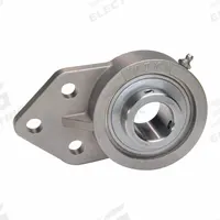 IPTCI BEARINGS Flange Mount Bearings: Radial Ball, 30 mm Bore, SS, Set Screws, 83 mm Lg, 40.2 mm Wd (MPN SUCSFB206-30MM). Key specifications — Brand: IPTCI BEARINGS; Lubricant Material: Mobil FM222; Mounting Bolt Size: 5/8 in; System of Measurement: Metric.