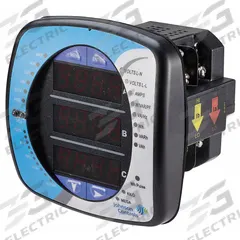 JOHNSON CONTROLS Power Meter: Three Phase, 20 to 416V (Line to Neutral)/20 to 721V (Line to Line) (MPN EM-2760-05-A000). Key specifications — Accuracy: ±0.20%; Input Voltage: 20 to 721V (Line to Line); Measures: Current; Phase: Three; Brand: JOHNSON CONTROLS.