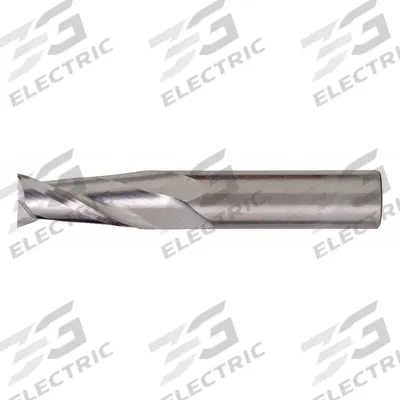 CLEVELAND Square End Mill: Carbide, 2 Flute, 1/4" Mill Dia, 1-1/2" LOC, 6" OAL (MPN C61031) - Carbide Square End Mills for Aluminum