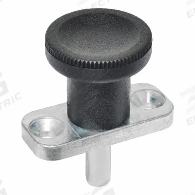 JW WINCO Indexing Plungers - Plate Mount: 8 mm Plunger Wd - Nonlocking Vertical-Mount Pull-Knob Indexing Plungers