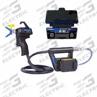 GRACO Airless Spray Gun: Airless, 2 in to 24 in, Coatings/Paints, Aluminum/Steel, 1.1 lb Wt (MPN 18H313). Key specifications — Brand: GRACO; Compatible Fluid Type: Paints; Includes: PowerShot Belt & Holster; Material: Aluminum; Spray Pattern Width: 2 in to 24 in.