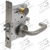 CORBIN RUSSWIN Door Lockset: Office Lever Locksets, Stainless Steel, ADA Compliant (MPN ML2051 LWA630). Key specifications — attr1024149: Not Ligature-Resistant; attr1011488: CORBIN RUSSWIN; attr1024446: F04; attr1011524: No Message; attr1011506: LWA Lever; attr1011485: Yes; attr1059461: Satin Stainless Steel : Steel.