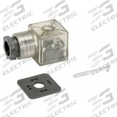 PARKER Solenoid Coil Connector: B/Viking Xtreme, DIN 43650 Form C, 15 mm For Coil Size, 24V AC/DC (MPN PS294679BP). Key specifications — attr1078676: PARKER; attr1078675: PS294679BP; attr1078680: Viking Xtreme; attr1078681: Plug-In; attr1078682: DIN 43650 Form C; attr1078690: Indicator Light Included; attr1078697: 3 Pin; attr1078703: 24V AC/DC.