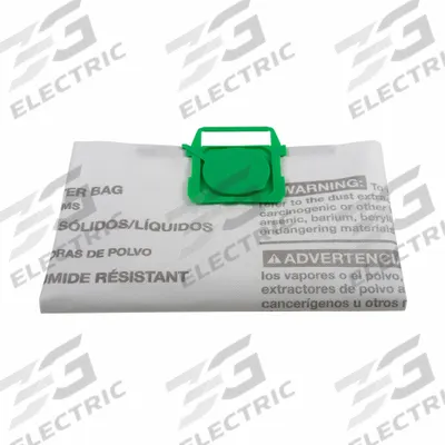 DAYTON Vacuum Bag: Dayton, Wet/Dry, Cloth, 1-Ply, Std - Shop Vacuum Bags
