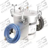 SPEEDAIRE Paint Tank: Steel, 2.5 gal Capacity, 1 Regulators, 50 psi Op Pressure - Max (MPN 1ZMG5). Key specifications — Brand: SPEEDAIRE; Material: Steel; Number of Regulators: 1; Includes: Regulator with Gauge.