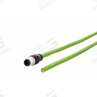 METZ CONNECT M12 Cable: Cat5/PROFINET, M12 Plug Male Straight x Bare Wire, 5 m Lg, PUR, Green, D (MPN 142M1D10050). Key specifications — Brand: METZ CONNECT; Cable Jacket Color: Green; End 1 Coding: D; End 2 Coding: D; IP Rating: IPX5; Performance Category: Cat5; PROFINET.
