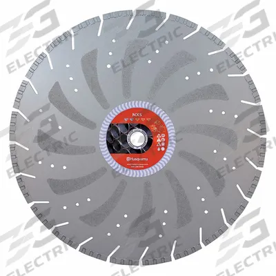 HUSQVARNA Diamond Saw Blade: Block/Brick/Concrete/Iron/Metal/Rebar/Stone, 12 in Blade Dia. - Fire & Rescue Blades