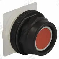 SCHNEIDER Flush Push Button: Red, 30 mm Mounting Size, Non-Metallic, Momentary (MPN 9001SKR1RH2). Key specifications — Brand: SCHNEIDER; Action: Momentary; Series: 9001SK; Push Button Material Type: Non-Metallic.