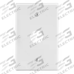 HUBBELL Wall Plate: Single Circular Opening, 1 Gang, White, Std Size (MPN P737W). Key specifications — Brand: HUBBELL; Material: Polycarbonate.
