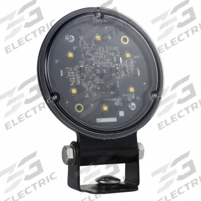 GROTE Tril 36 Bi-Volt Wide Flood: Round, Flood, LED, Hardshell, Black, 4 3/8 in Overall Dia - Vehicle Floodlights