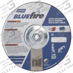 NORTON Cut-Off & Grinding Wheel: Type 27, 9" x 1/8" x 5/8"-11, Zirconia Alumina, 24 Grit (MPN 66252843244). Key specifications — Series: BlueFire ZA; Brand: NORTON.
