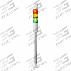 PATLITE Tower Light Assembly: 3 Tier, Sounder Tier Included, IP54, Amber/Green/Red, Direct Wire (MPN LR4-302PJBW-RYG). Key specifications — Manufacturer Part Number: LR4-302PJBW-RYG; Brand: PATLITE; Operating Voltage: 24V DC; Light Tier Color: Green.