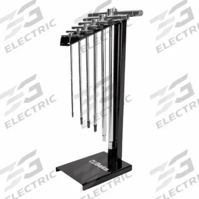 BETA Hex Key Set: 6 - 10 Pieces, T, Metric, Std End, Long, 6 Pieces, Box, Satin - Stainless Steel Hex Key Sets