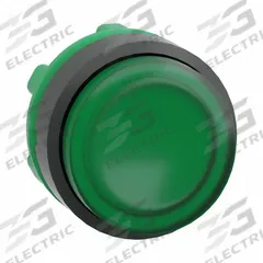 SCHNEIDER Extended Push Button: Green, 22 mm Mounting Size, Non-Metallic, Momentary (MPN ZB5AW133). Key specifications — Brand: SCHNEIDER; Action: Momentary; Series: XB5; Push Button Material Type: Non-Metallic.